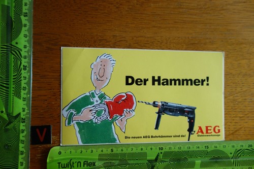 Alter aufkleber handwerk - alter,